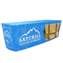 Fitted 8ft Table Throw Full Color Printing