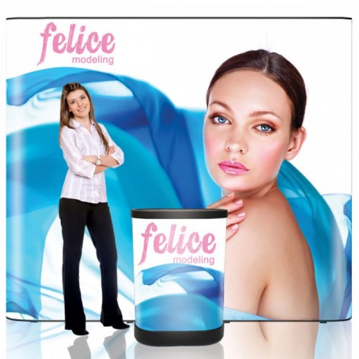 9 ft. Pop Up Step and Repeat Backdrop