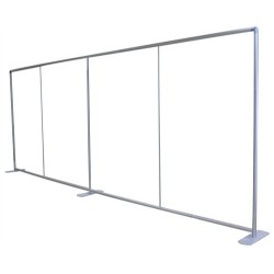 20ft Straight Tension Fabric Step and Repeat Backdrop