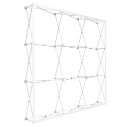 8 ft. RPL Fabric Pop Up Step and Repeat Backdrop - 89"h Straight Graphic Package