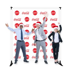 5x8 FABRIC STEP AND REPEAT BANNER STAND | PRINT AND STAND PACKAGE  5x8 FABRIC STEP AND REPEAT BANNER STAND | PRINT AND STAND PACKAGE